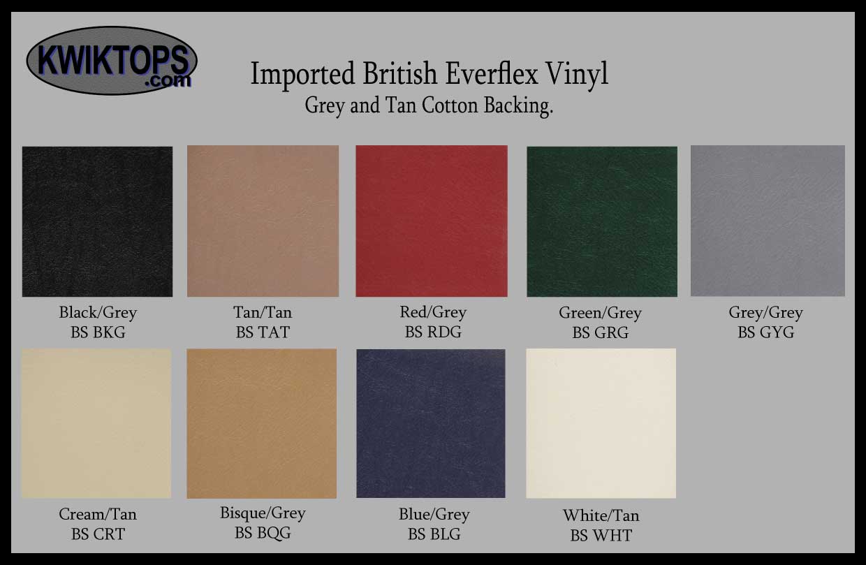 Everflex British Vinyl Top Material
