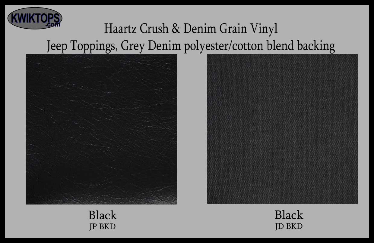 Haartz Crush & Denim Grain Vinyl Top Material