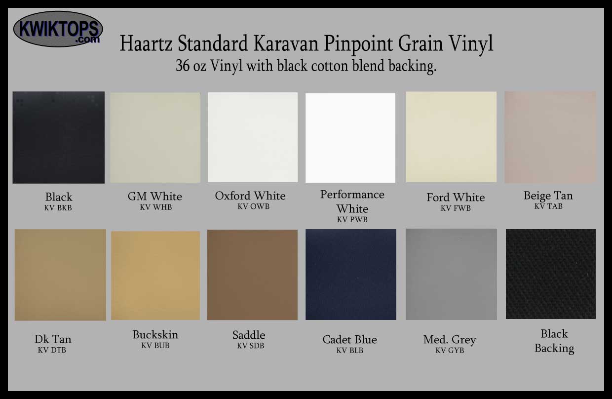 Haartz Pinpoint Grain Vinyl Top Material